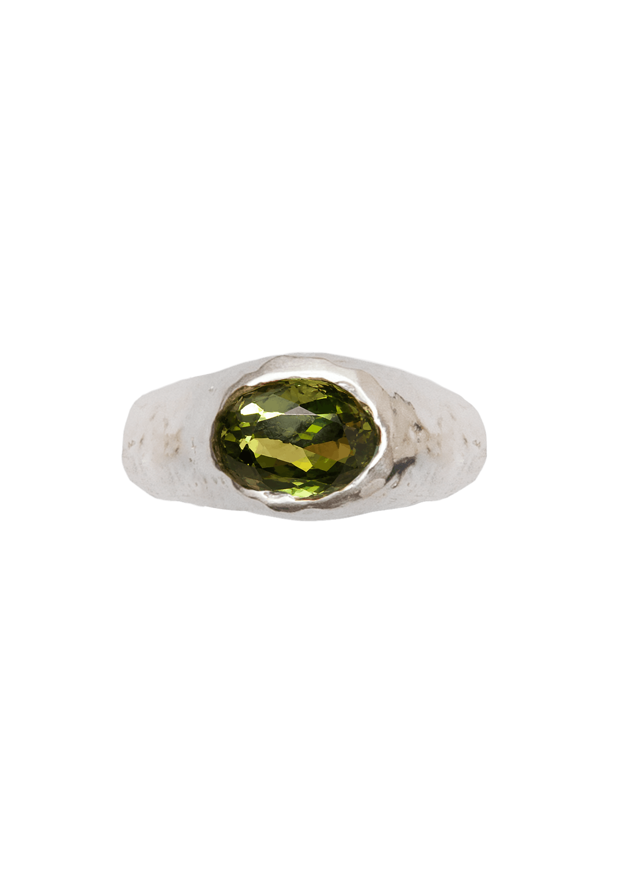 Anillo Positano Pistachio Plata