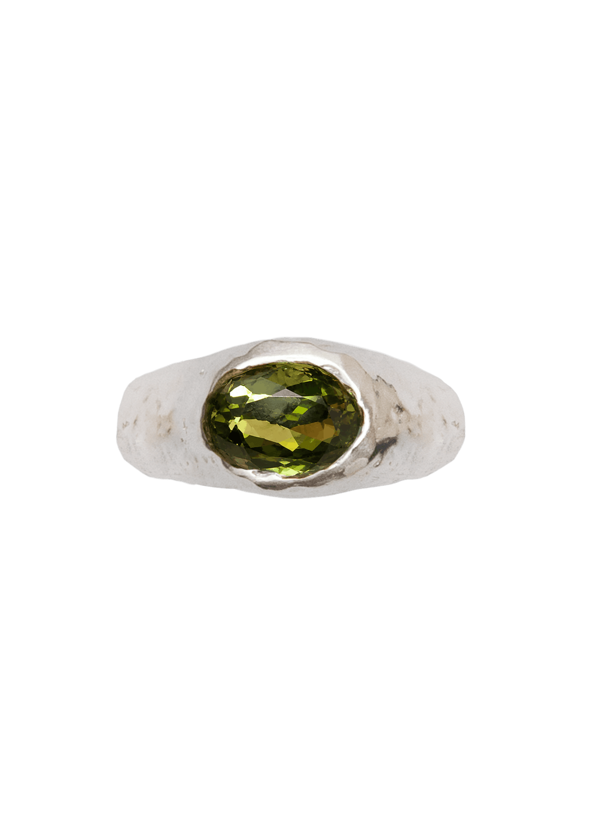 Anillo Positano Pistachio Plata
