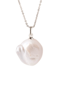 Precious Pearl Silver Necklace