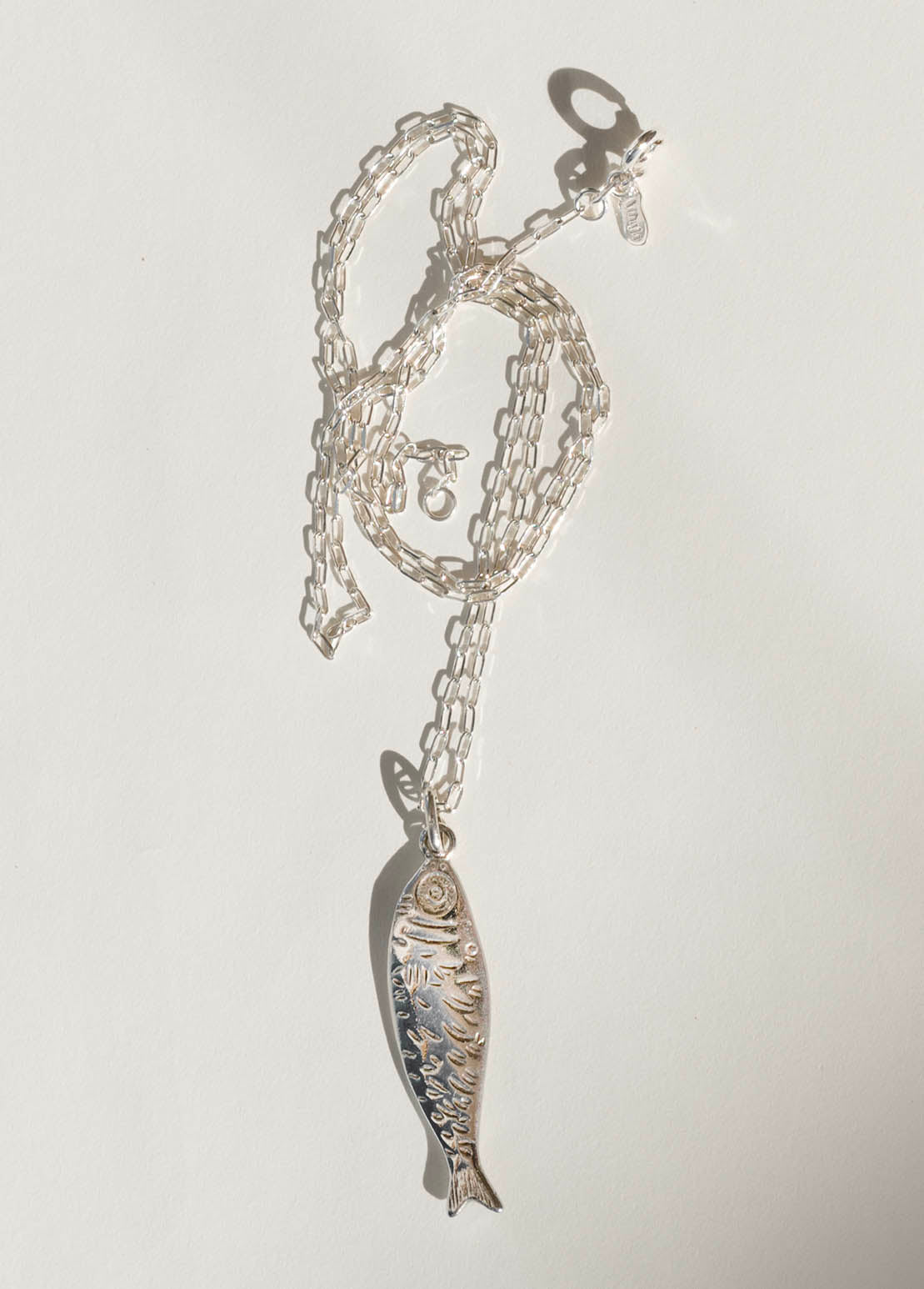 Collar Sardina con Cadena Mare Plata