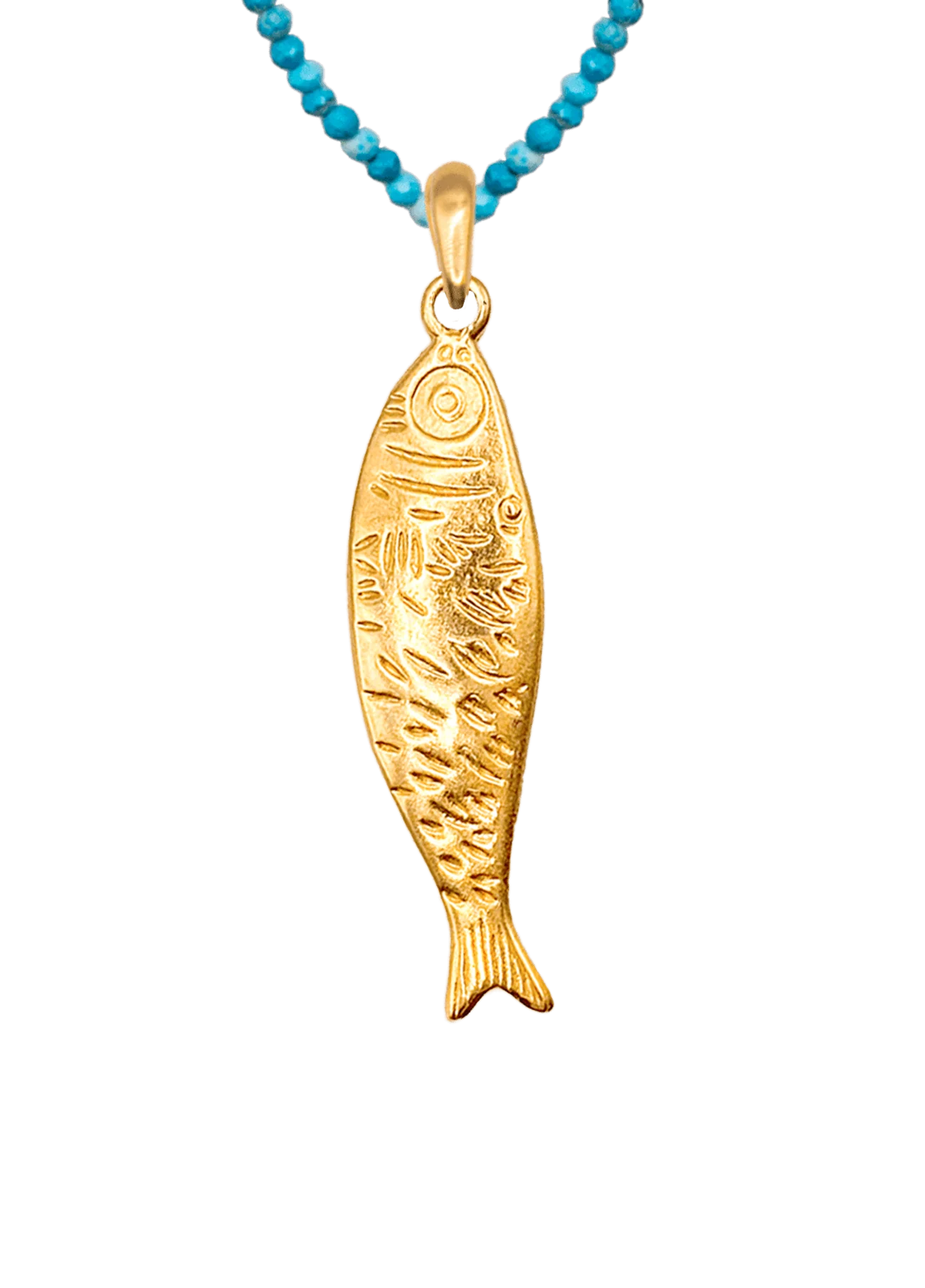 Collar Sardina Turquesa