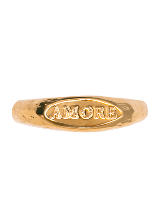 Amore Gold Signet Ring