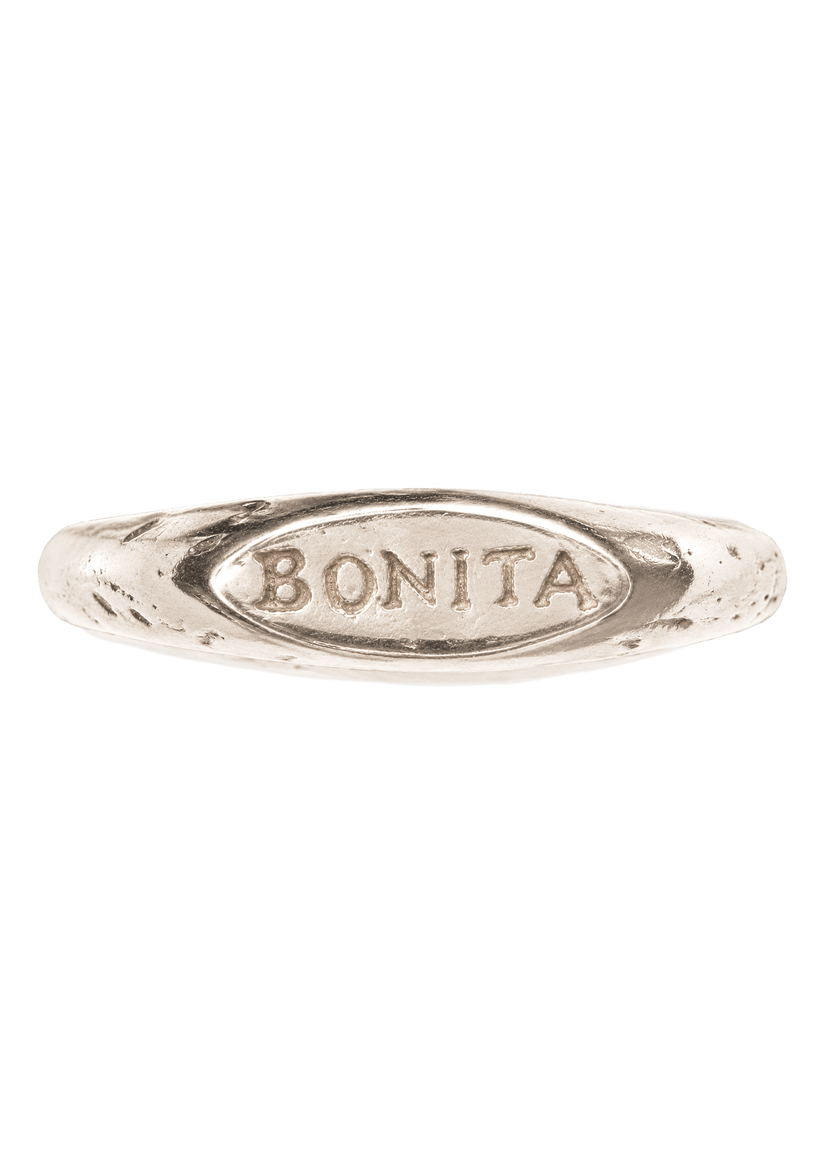 Mini Bonita Silver Signet Ring