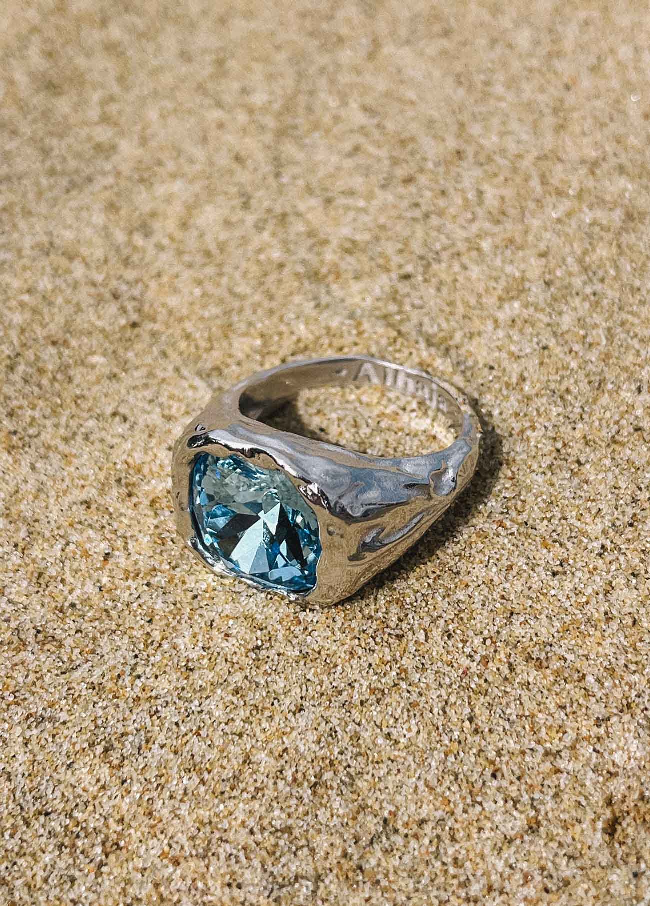 Anillo Salina Ocean Plata