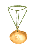 Salitre Green Gold Silk Necklace
