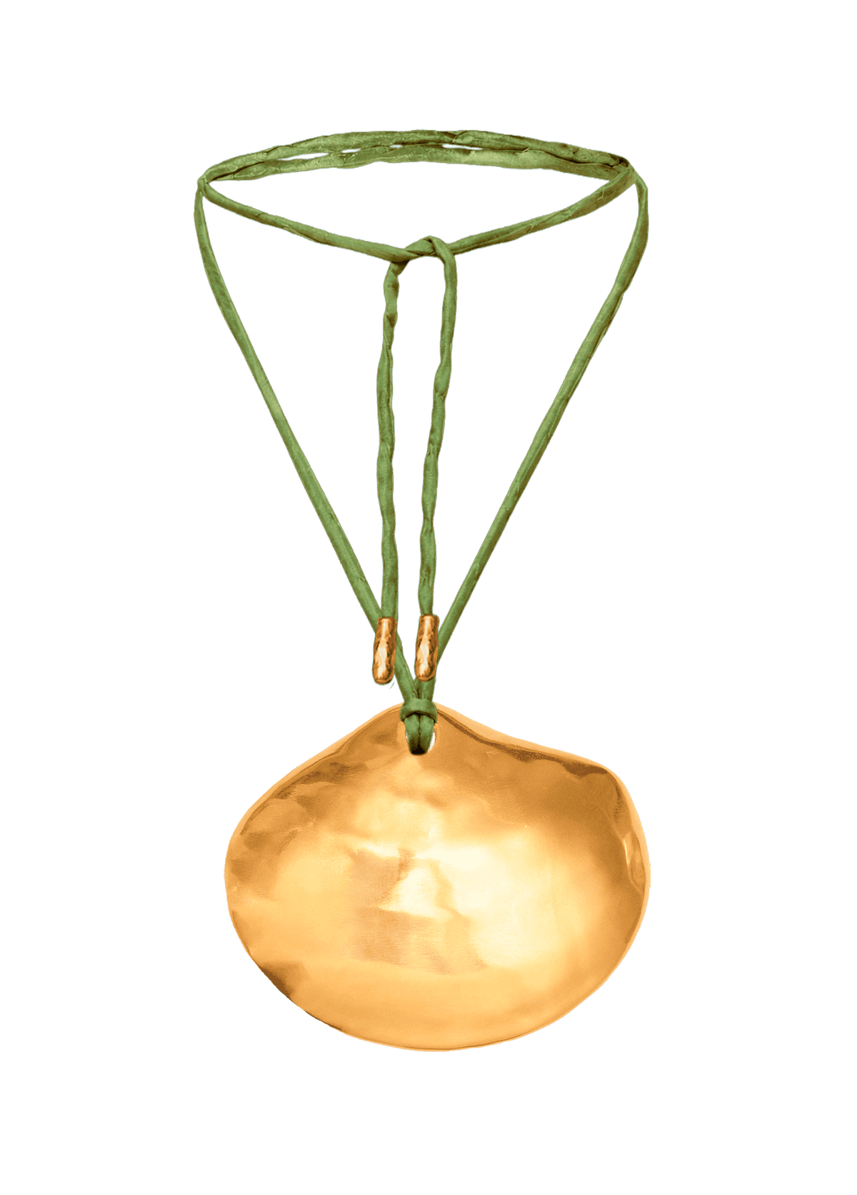 Salitre Green Gold Silk Necklace