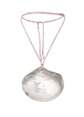 Salitre Lilac Silk Silver Necklace