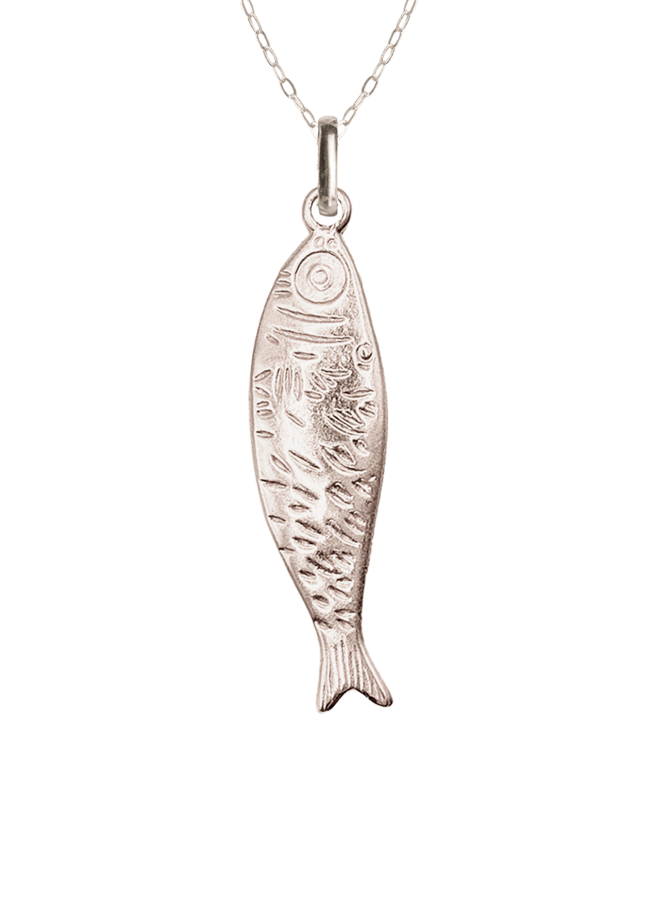Collar Sardina con Cadena Mare Plata