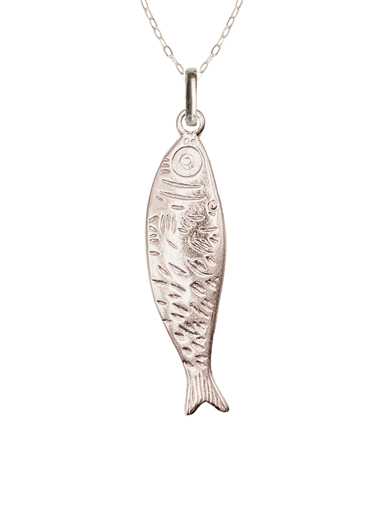Collar Sardina con Cadena Mare Plata