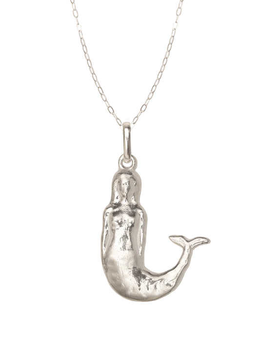 Collar Sirena con cadena Mare plata
