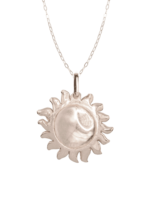 Collar Sole Mio con Cadena Mare Plata