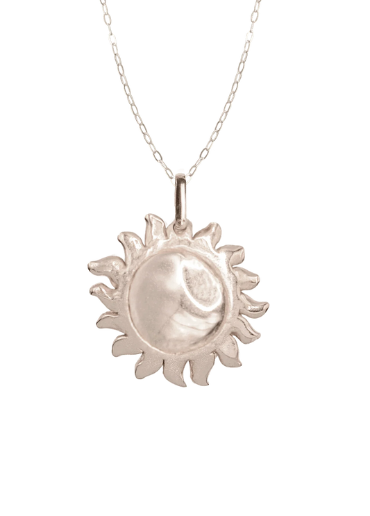 Collar Sole Mio con Cadena Mare Plata
