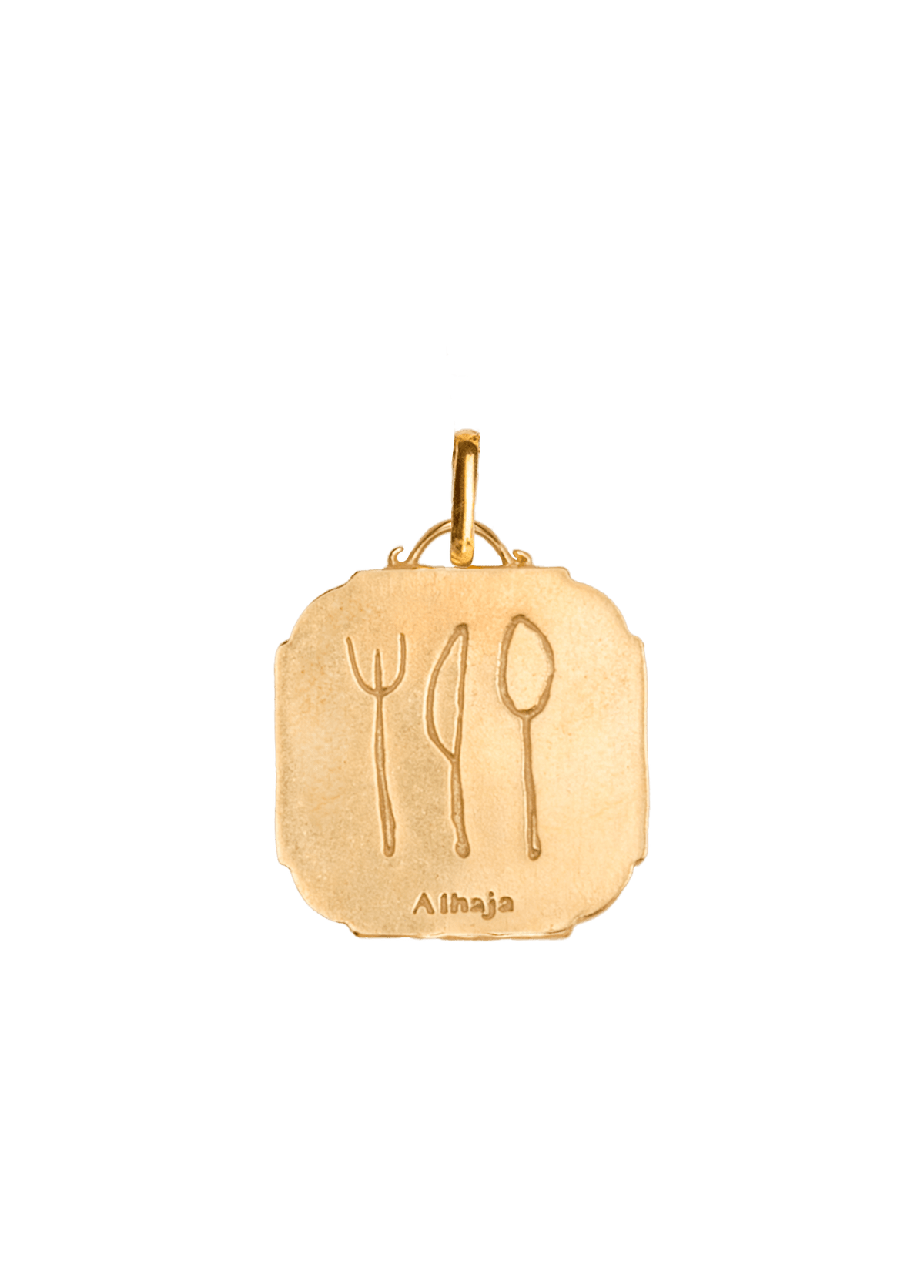 Tu Come Me Gold Charm