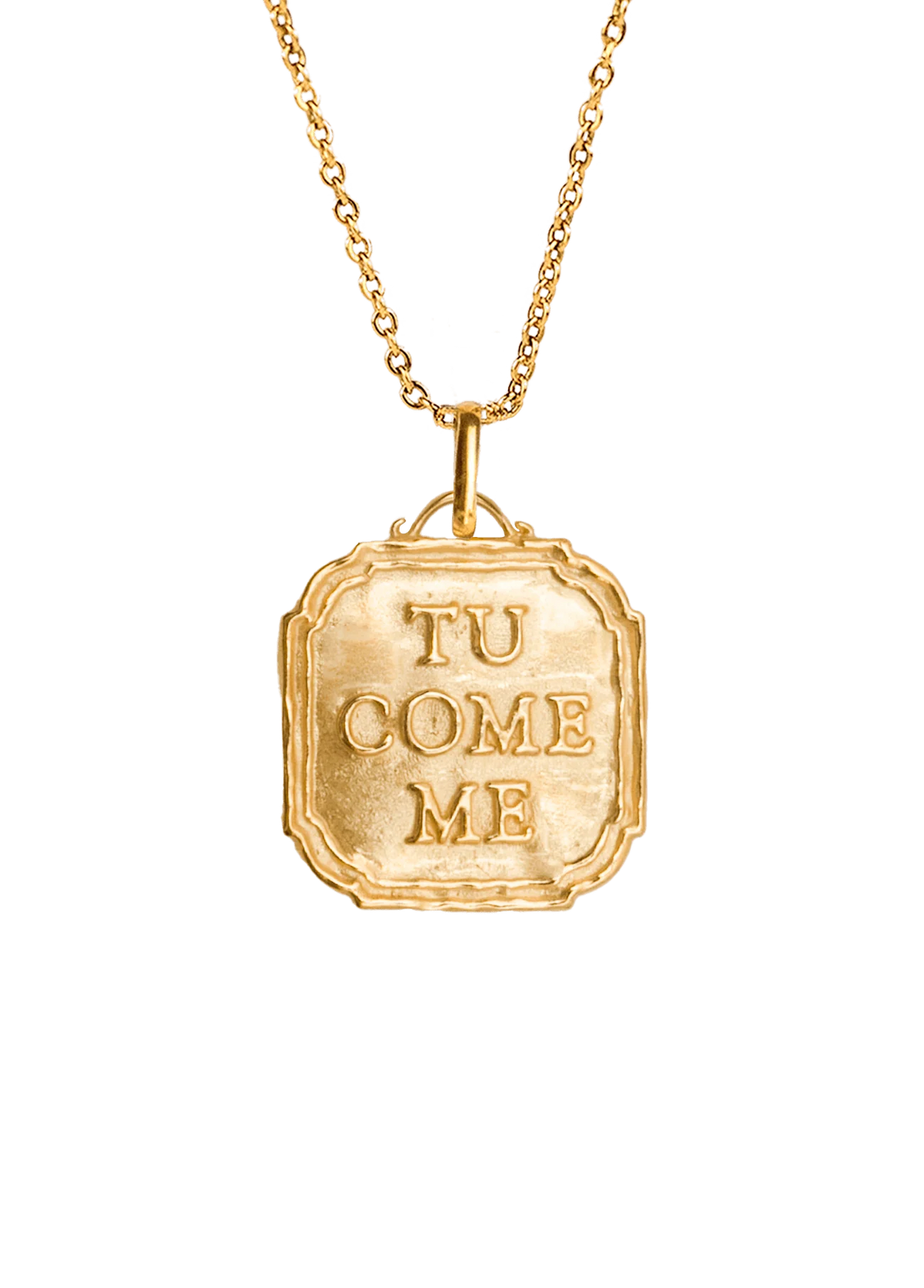 Tu Come Me Gold Necklace