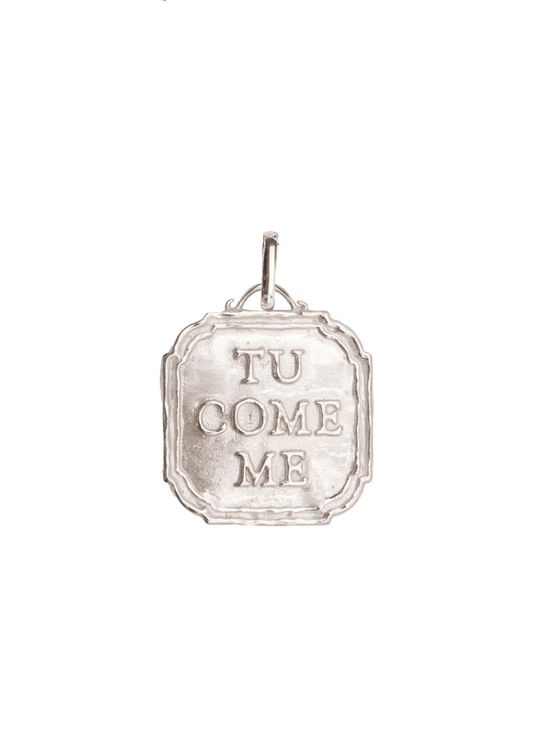 Colgante Tu Come Me Plata