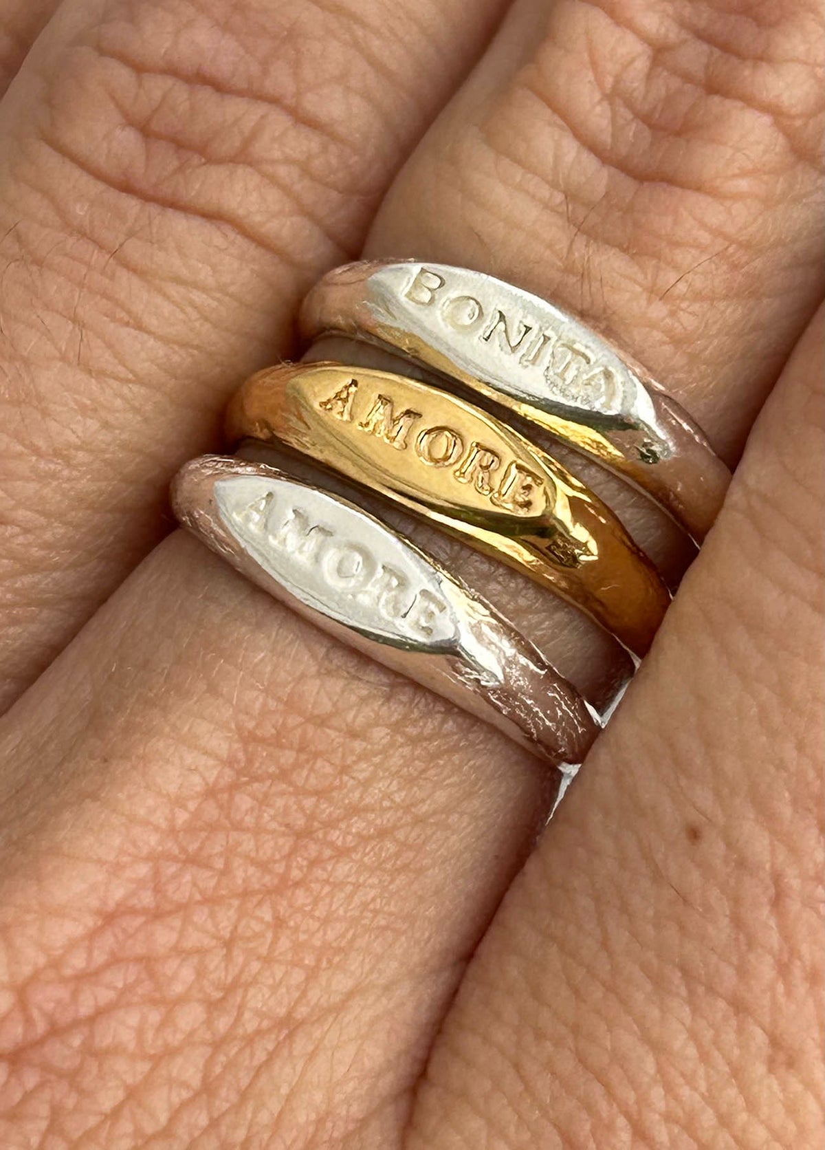 Anillo Mini Amore Plata