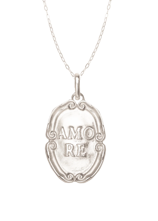 Collar Amore con Cadena Mare Plata