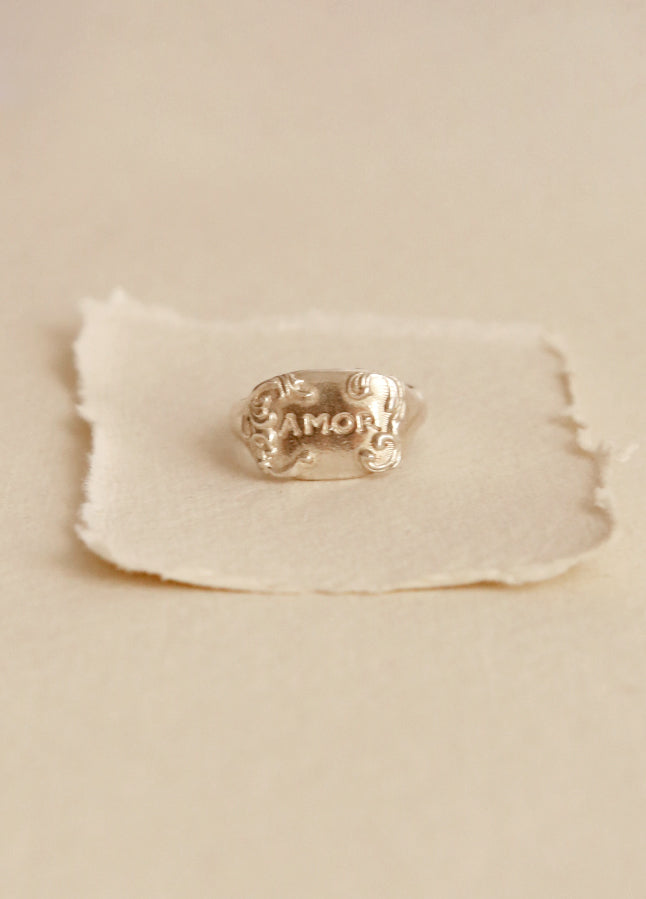 Anillo Amor Plata