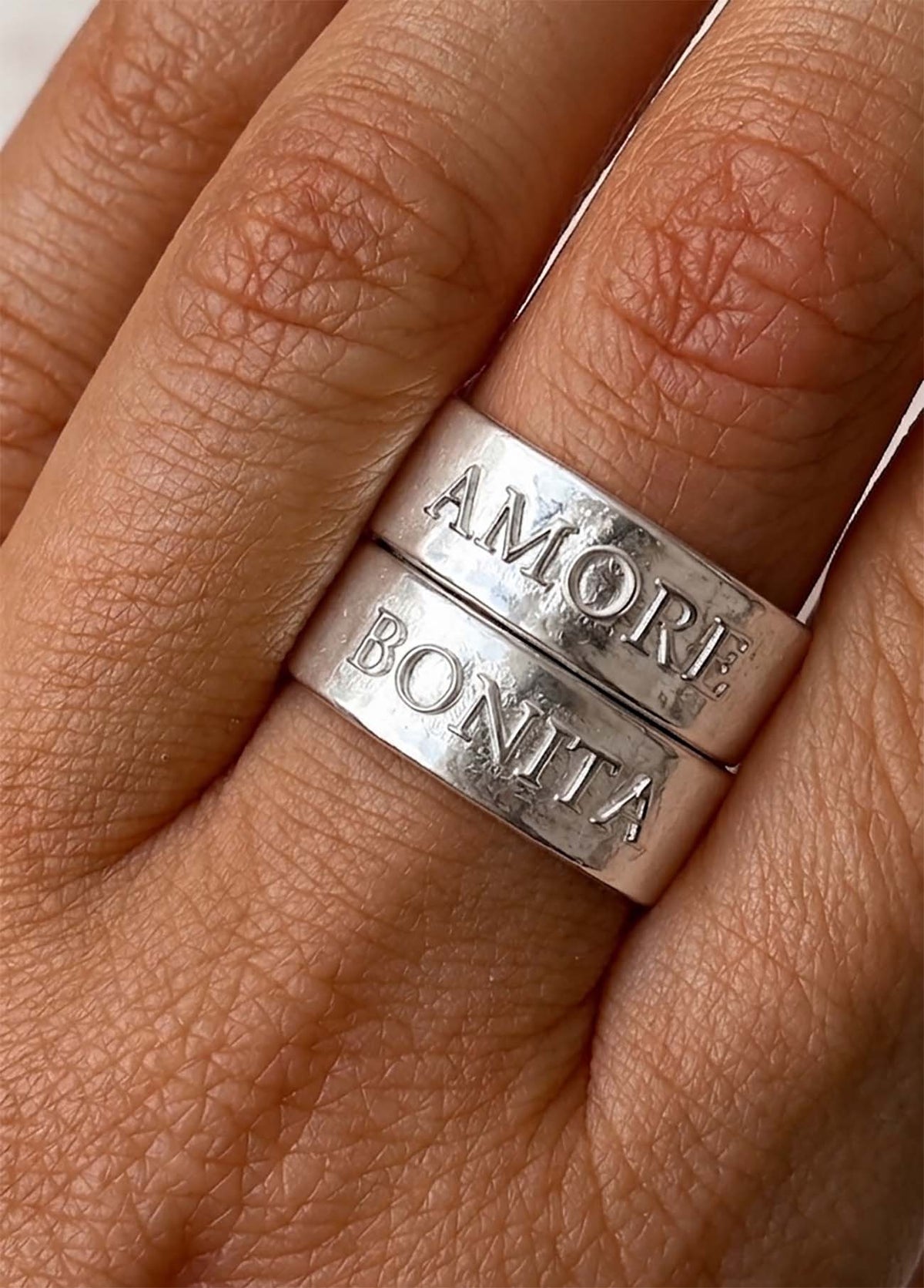 Amore Silver Band Ring