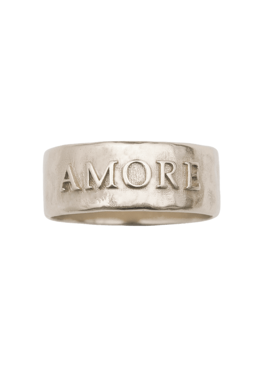 Anillo Banda Amore Plata