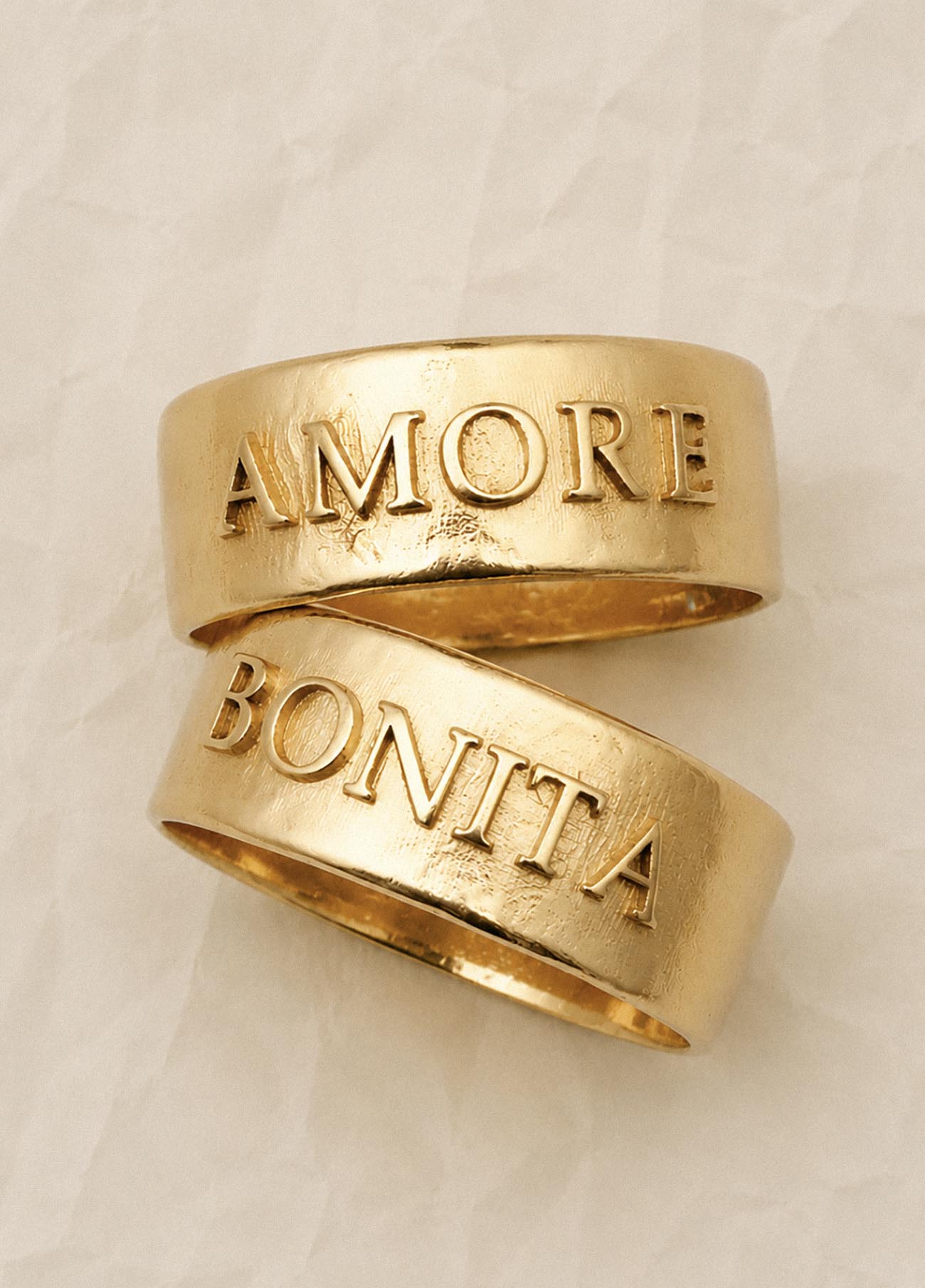 Anillo Banda Bonita Oro
