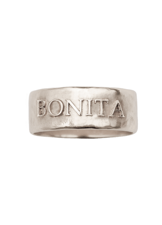 Anillo Banda Bonita Plata