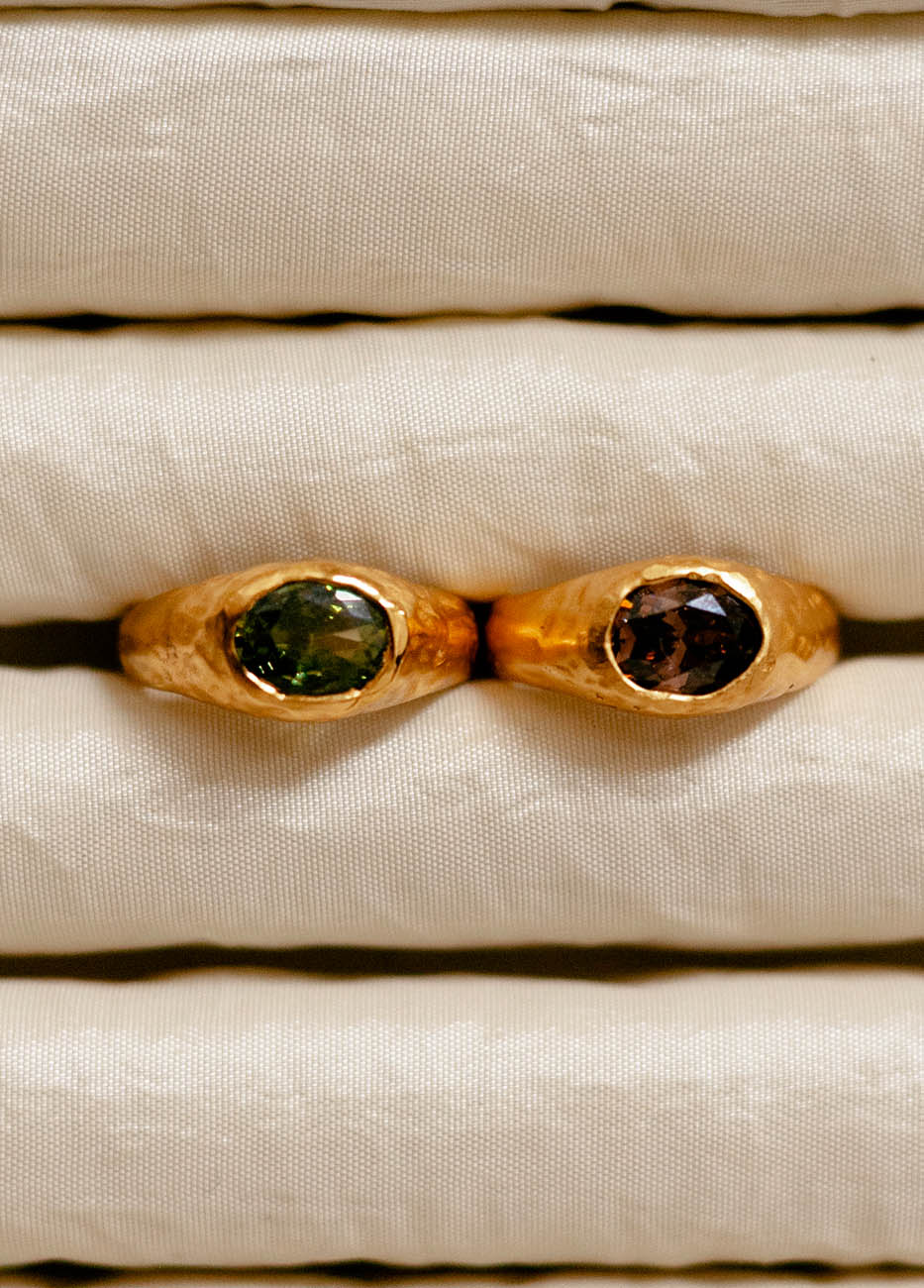 Anillo Positano Caramelo Oro