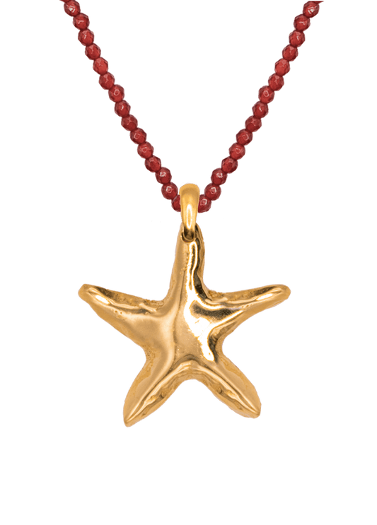 Asterina Garnet Necklace