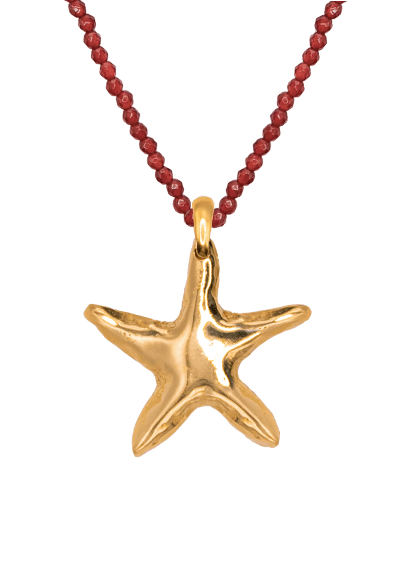 Collar Asterina Garnet
