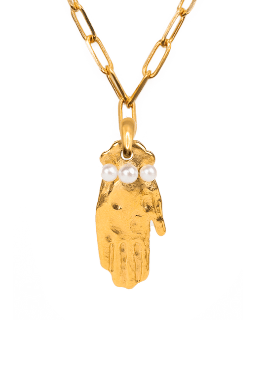 Collar Fatima con Cadena Creta