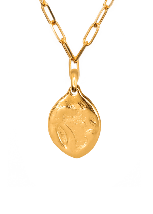 Collar Limone con Cadena Creta