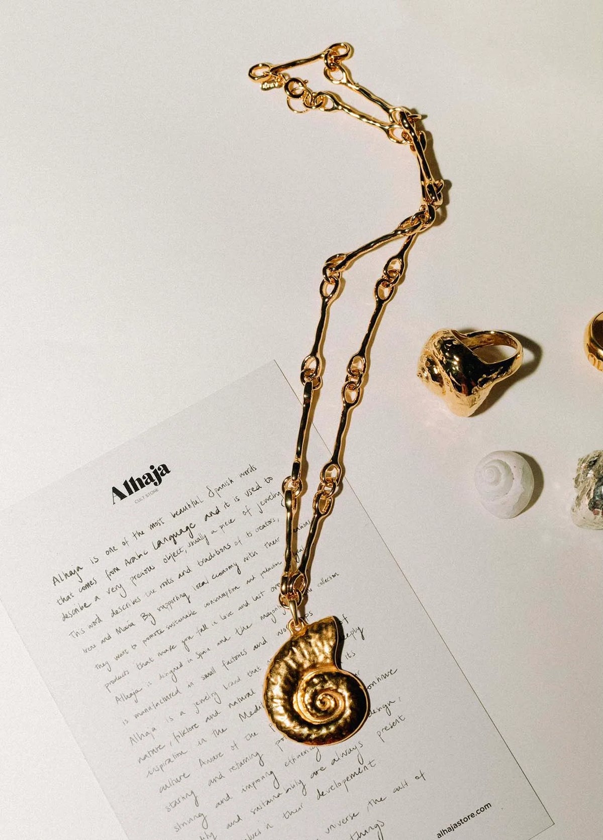 Neptune Gold Necklace