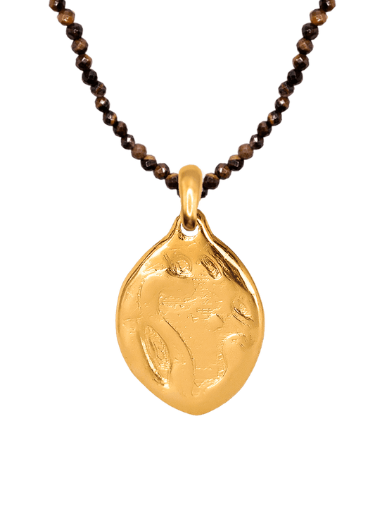 Collar Limone Ojo de Tigre