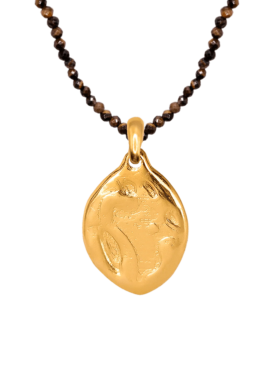 Collar Limone Ojo de Tigre