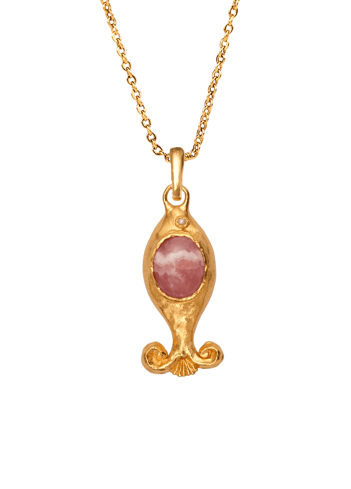 Gold Salmonete Necklace