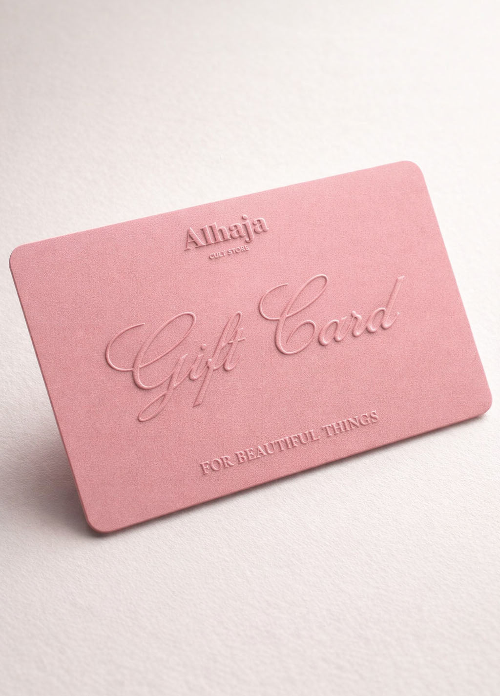 Gift card for beautiful things