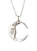 Collar Luna Plata