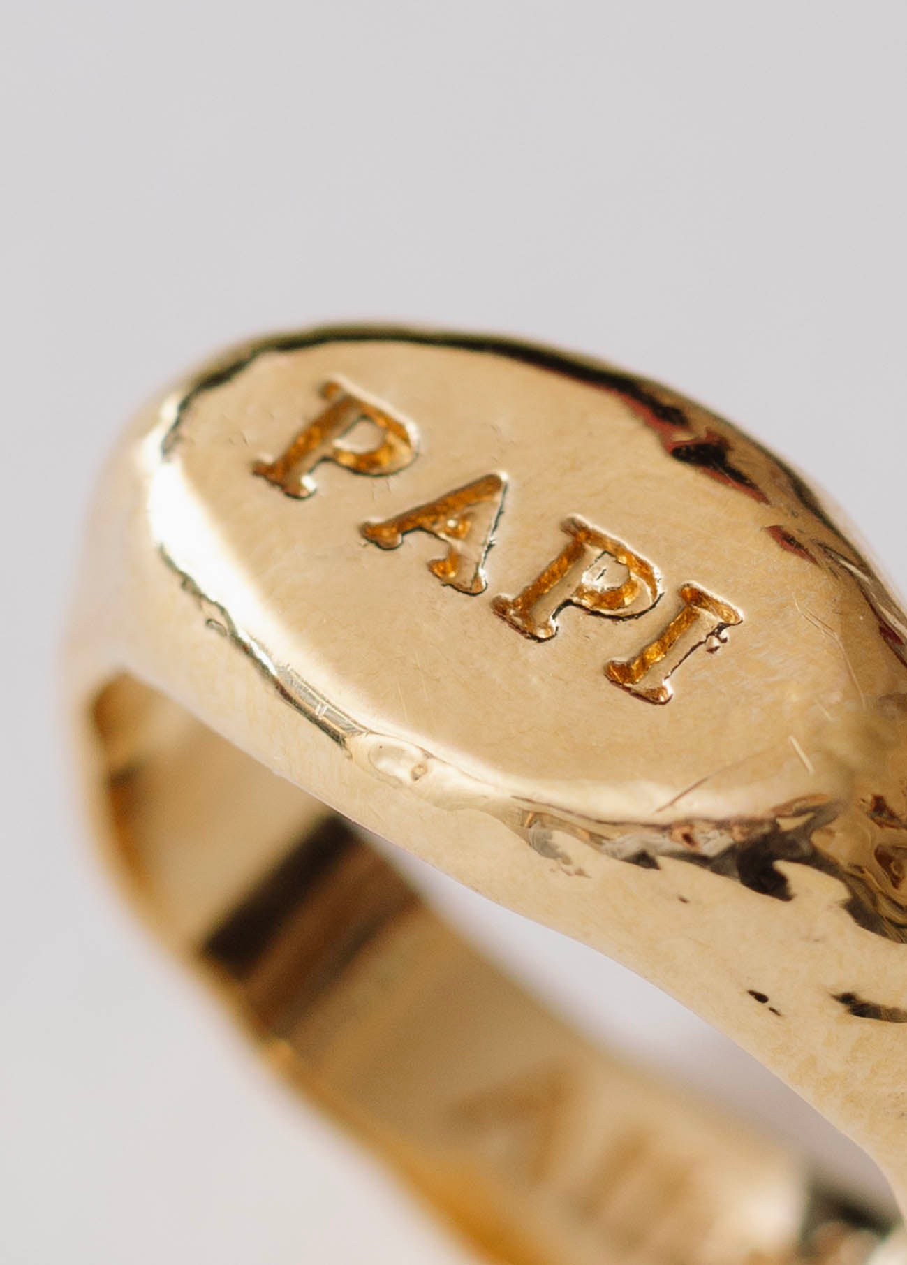 Papi Gold Signet Ring – Alhaja Cult Store