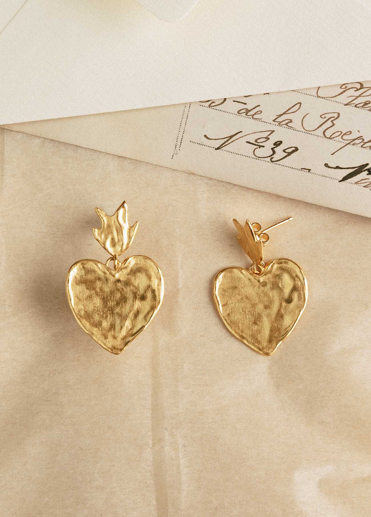Pendientes Ardiente