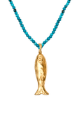 Choker Piscis Turquesa
