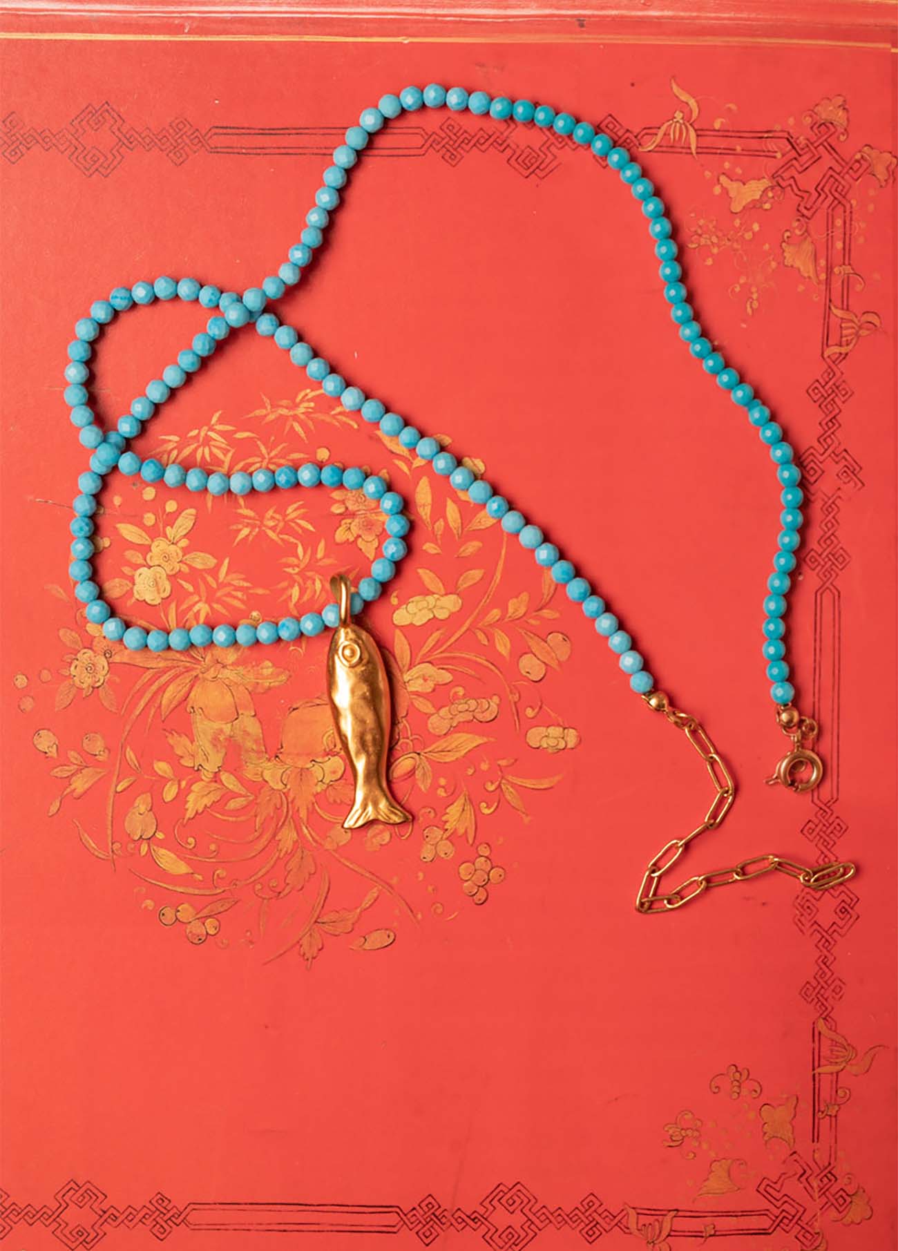 Turquoise Pisces Choker
