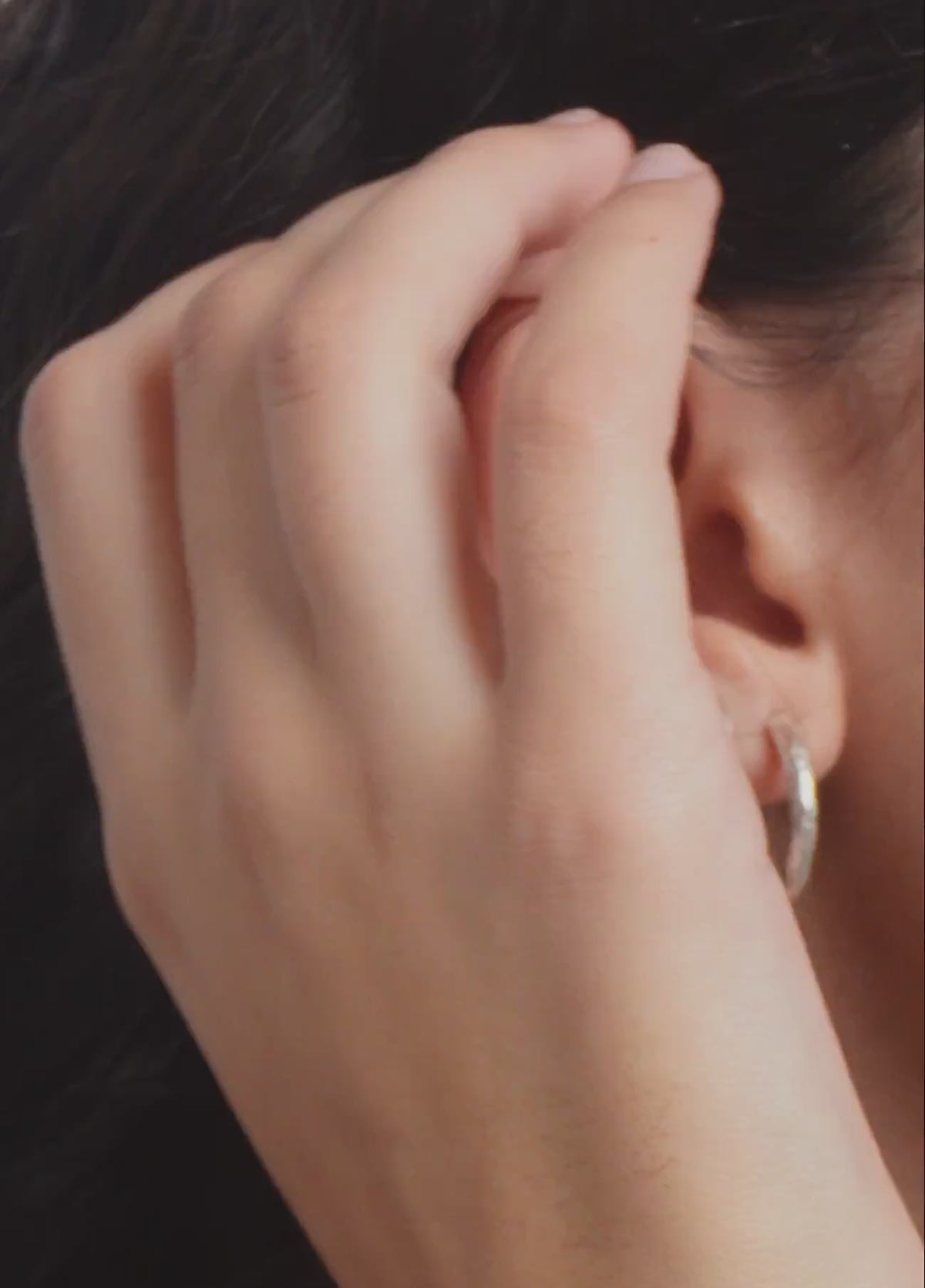 Flamenco Silver Hoops S