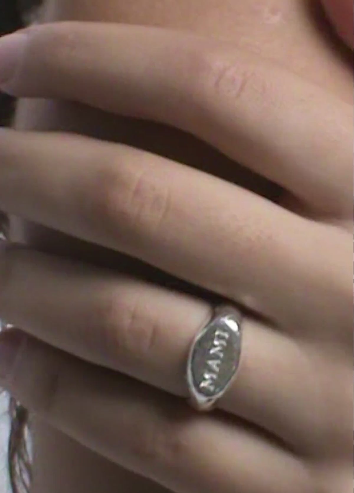Mami Silver Signet Ring
