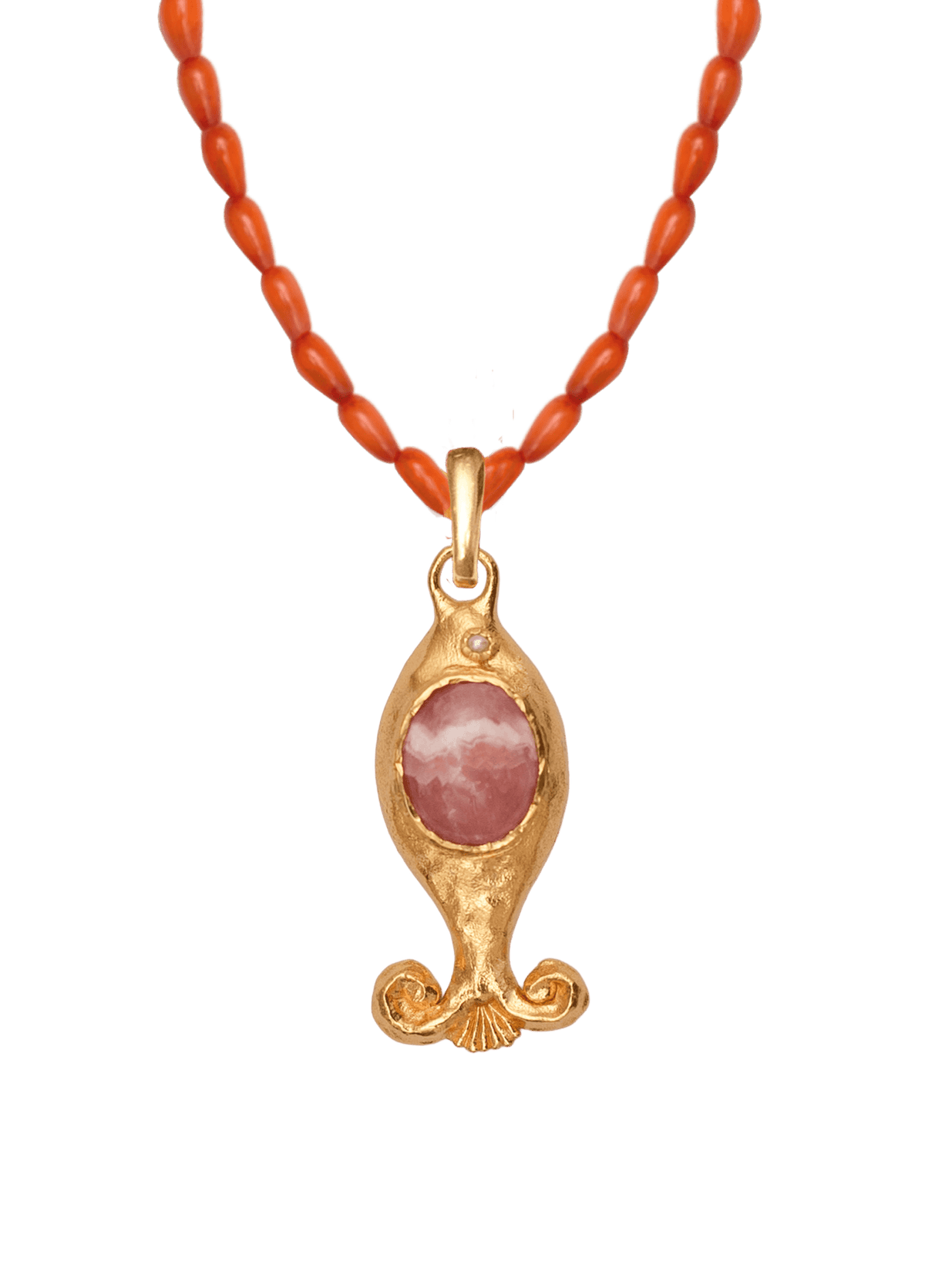 Salmonete Coral Necklace