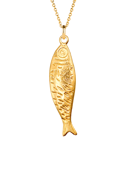Collar Sardina Oro