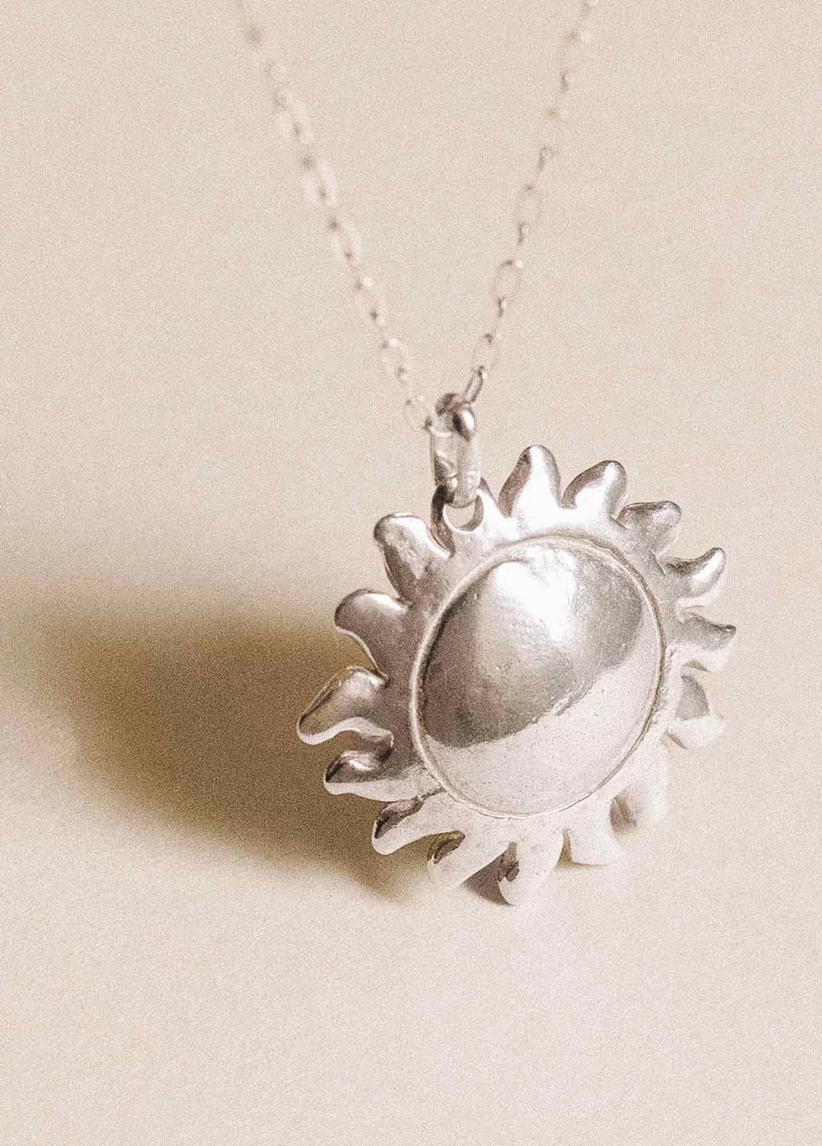 Sole Mio with Mare Silver Chain Necklace