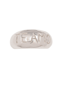 Te Amo Silver Ring