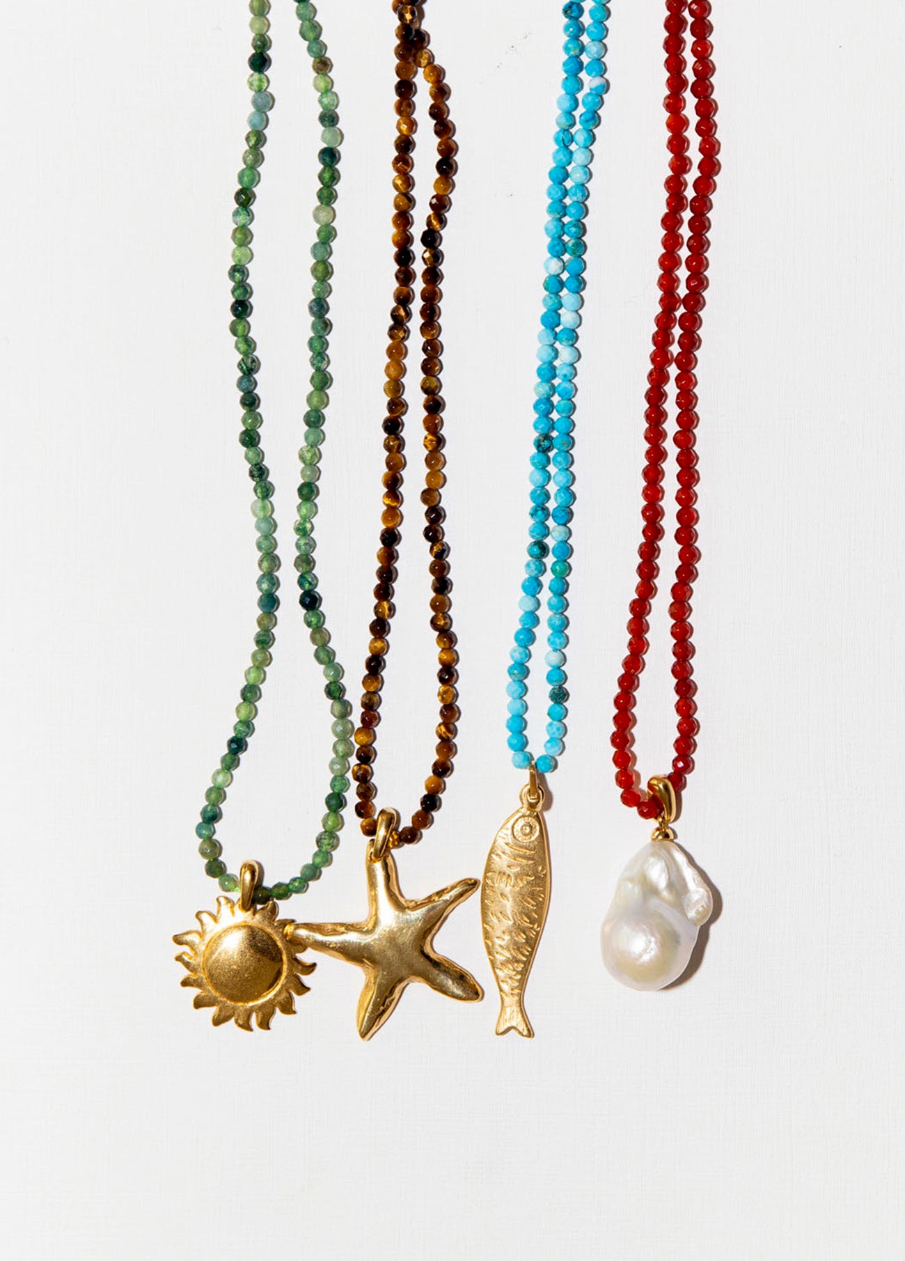 Augesak Collar Para Niñas - Regalo Escolar Bonito Con Amuleto De Luna Y Caja De Regalo